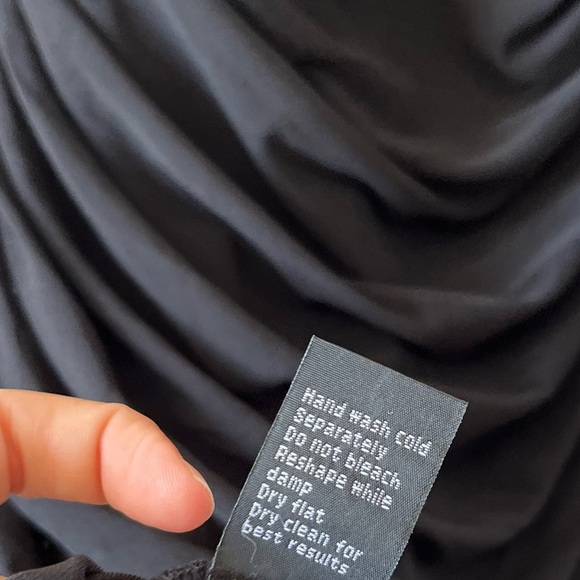 Y2K Betsey Johnson New York Vintage Pink Petal Ruche Formal Prom Dress - Picture 10 of 15